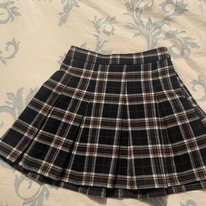 HOLLISTER Ultra High Rise Plaid Miniskirt